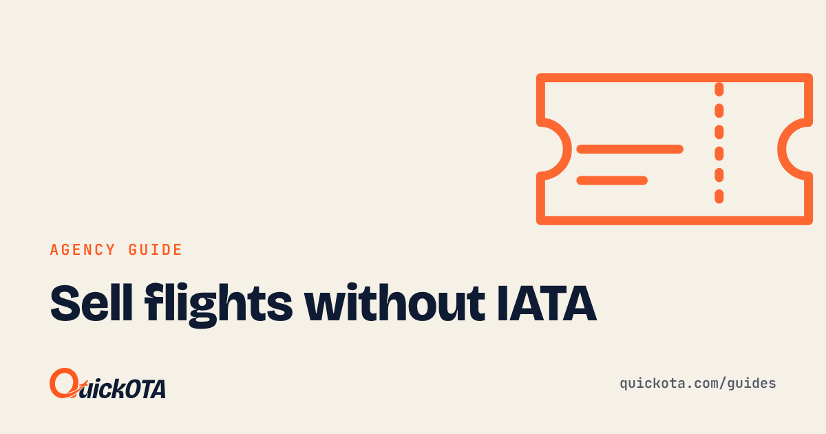 Can a Non-IATA Travel Agency Issue Airline Tickets?